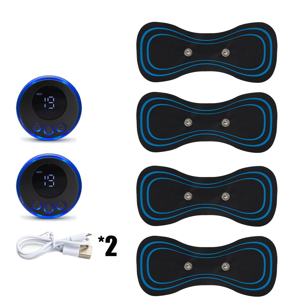 Neck Rechargeable Massager Electric Neck Massage EMS Cervical Vertebra Massage Patch for Muscle Pain Relief,Support Dropshipping