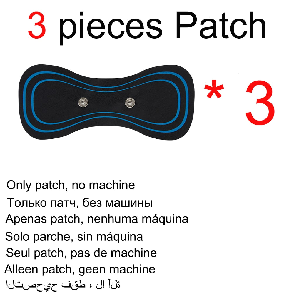 Neck Rechargeable Massager Electric Neck Massage EMS Cervical Vertebra Massage Patch for Muscle Pain Relief,Support Dropshipping